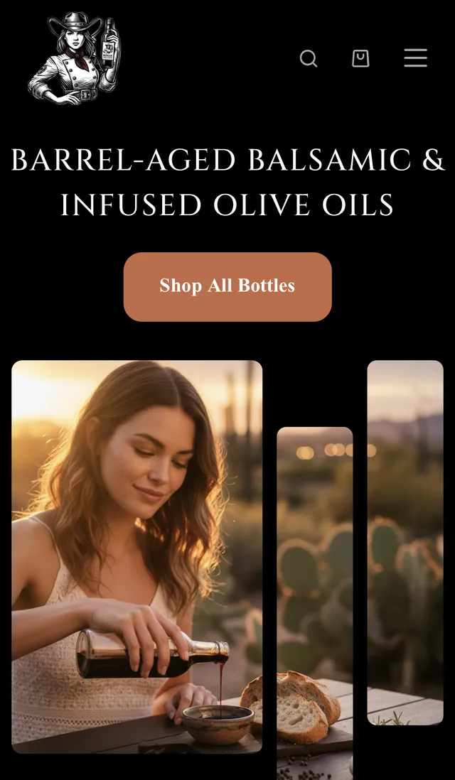 Rogue Fine Foods mobile experience
